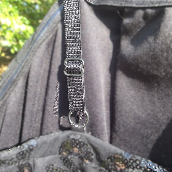 AVAILABLE by ANGELA FASHION Dress Sze M Black sequins homecoming holidays formal - Picture 3 of 8